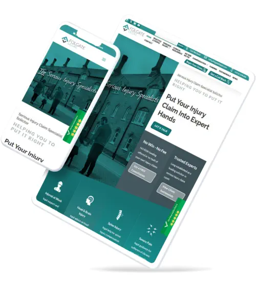 A Custom Built Website example